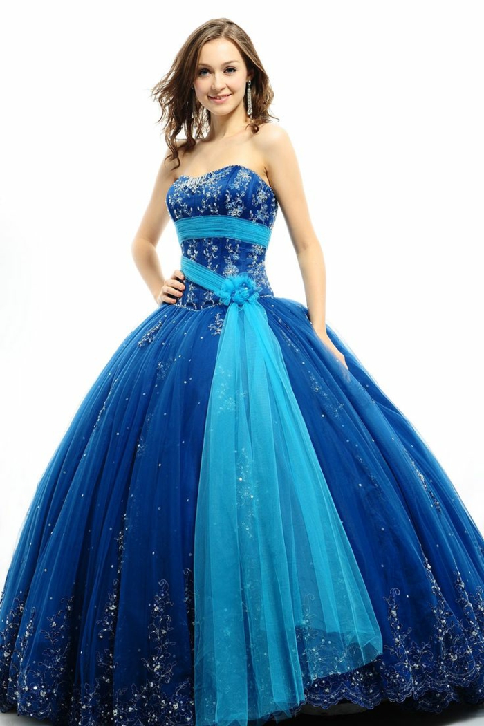 blå kjole farve design blå kjoler dessin prinzessinenhaft
