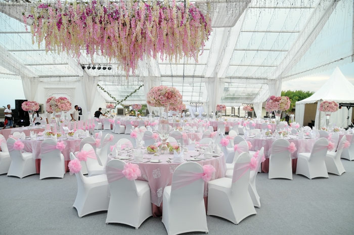 floral table decoration wedding hanging flower arrangements