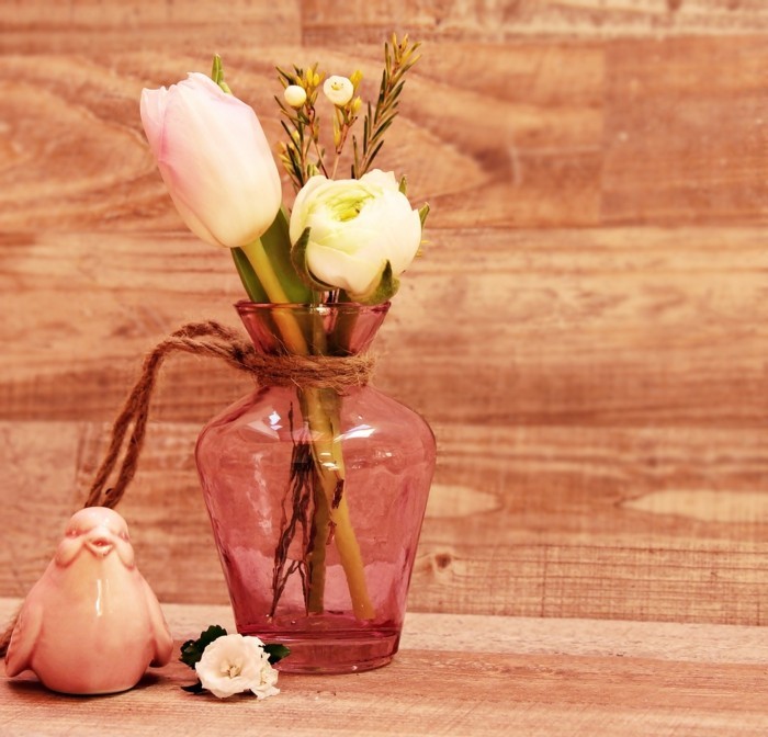 decoración de flores para tulipanes de pascua china