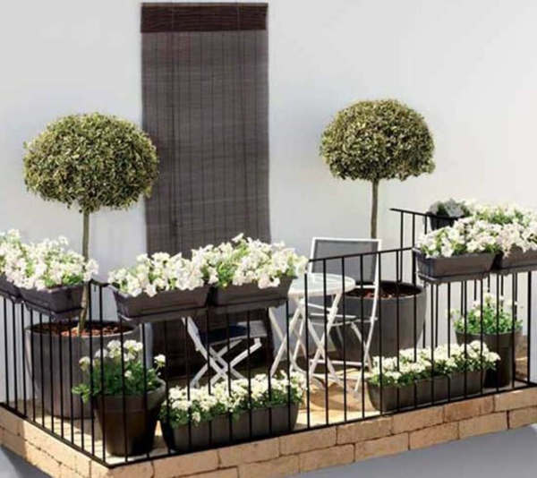 blomsterkasse plant balkon italiensk