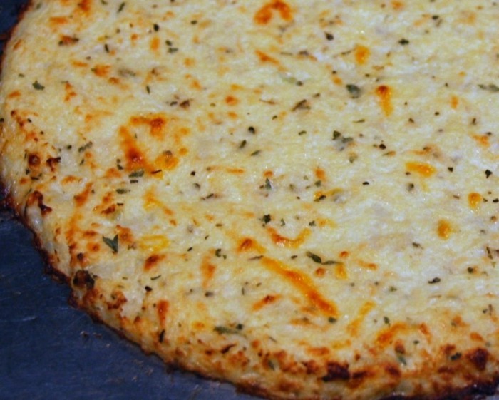 κουνουπίδι υγιεινή συνταγή πίτσα