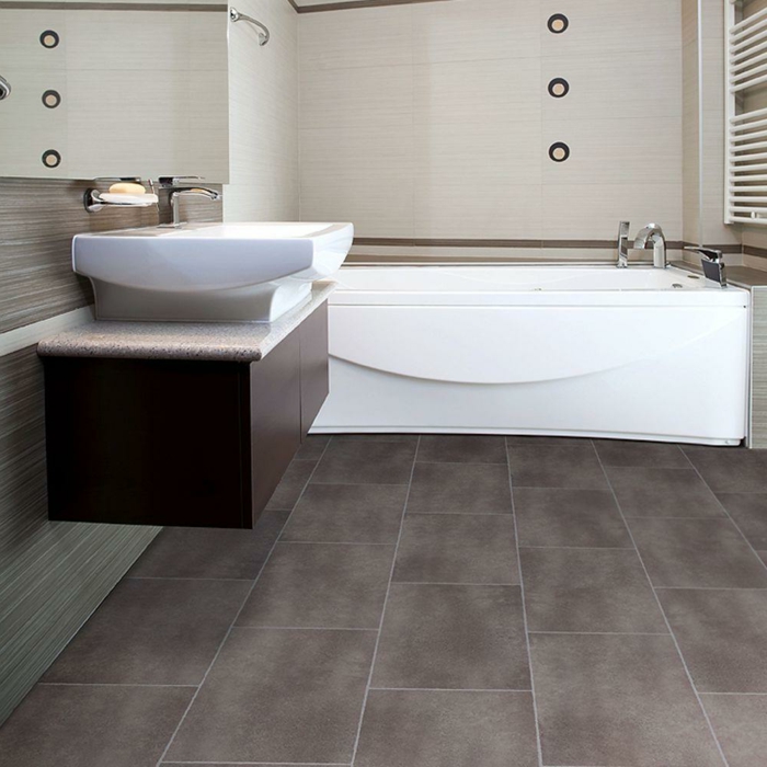 gulv design badeværelser ideer gulvfliser badekar smukke væg design