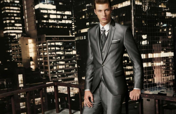 Groom fashion light grey suit collection 2016 haute couture maestrami