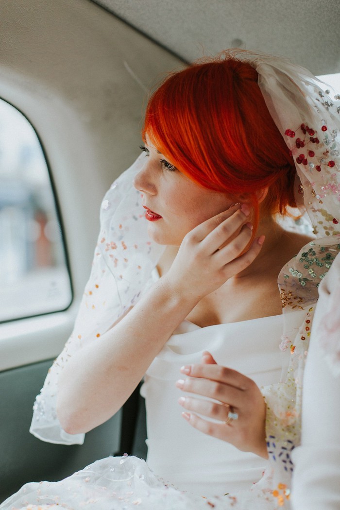 brude frisurer med slør vintage bryllup ideer bangs