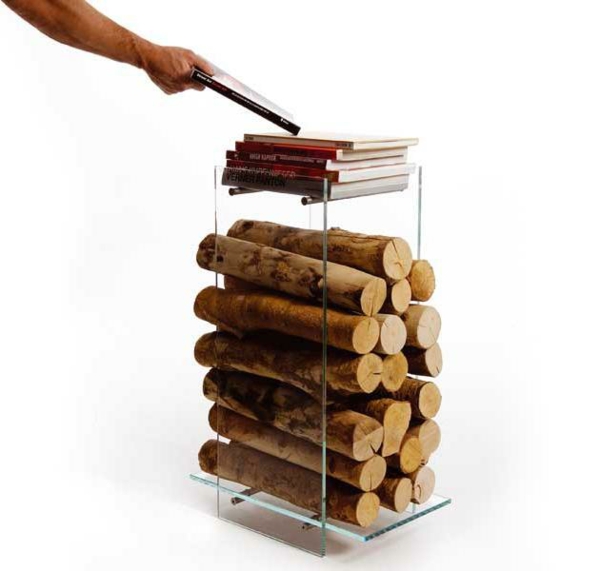 木柴堆放壁炉木头店AK47木柴存储家具设计