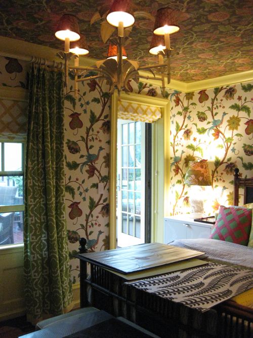 manta de flores coloridas dormitorio banke grabado