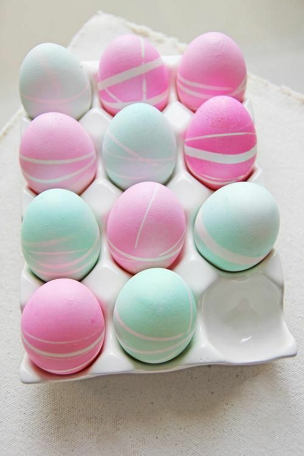 barevné velikonoční vejce obrázky velikonoční vejce malované zelené růžové
