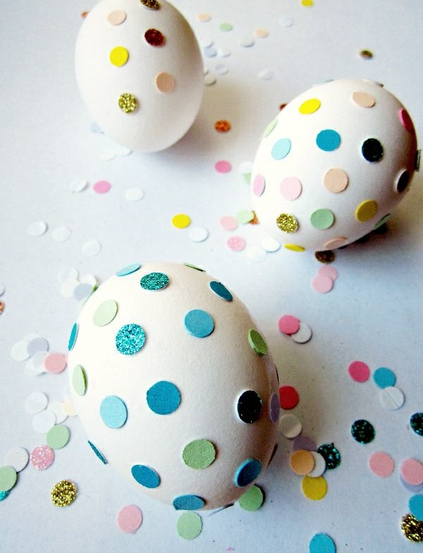 barevné velikonoční vejce obrázky velikonoční vajíčka dot vzor