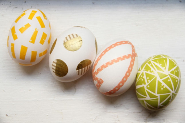 barevné velikonoční vajíčka velikonoční vajíčka rám hadhi pásky