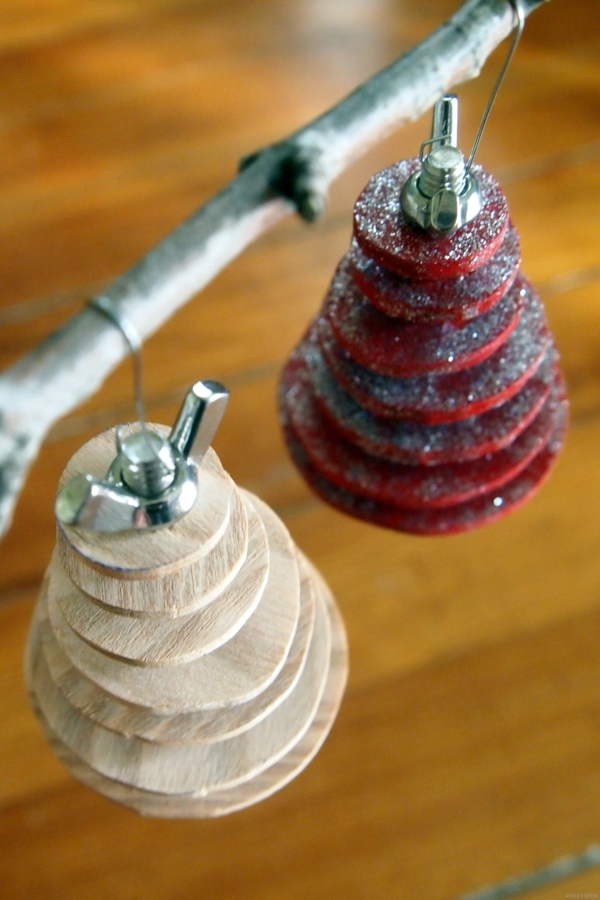圣诞树装饰木材毡制作步骤
