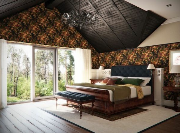 camas frescas en estilo colonial cama de trineo largo dormitorio principal perfecto