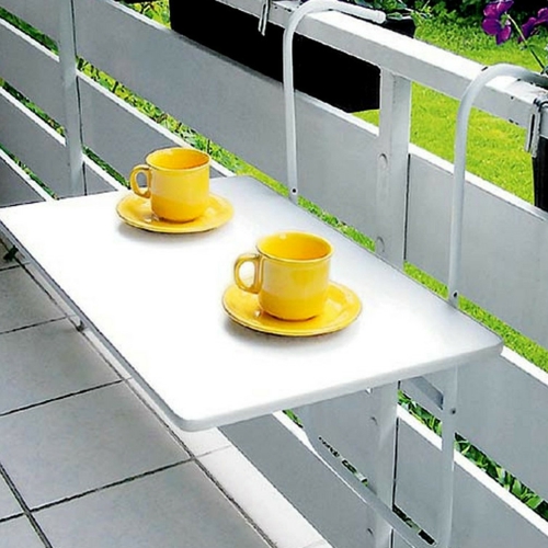 прохладни идеи за мебели от балкони висящи чаши чаша чинийка жълто