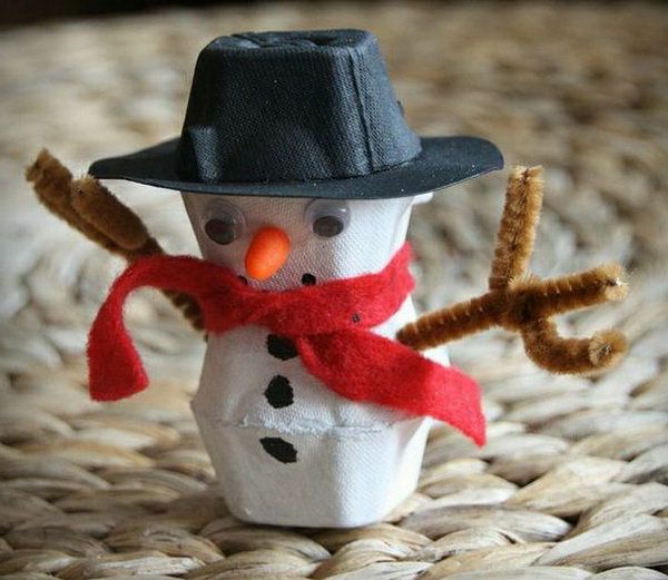 coole knutselideeën prachtige sneeuwpop inspirerend