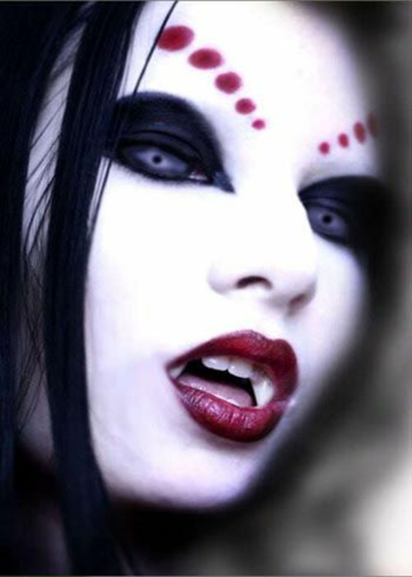 halloween maquillaje inspiración vampiro