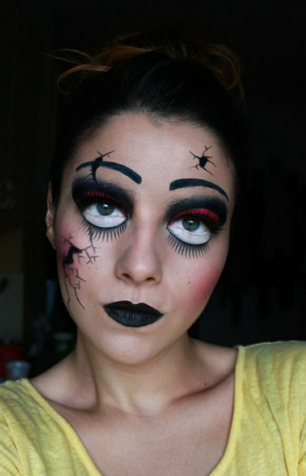 Ideas Halloween maquillaje damas atractivas