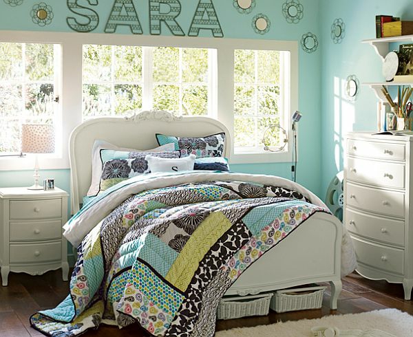 youth room girl design ideas green