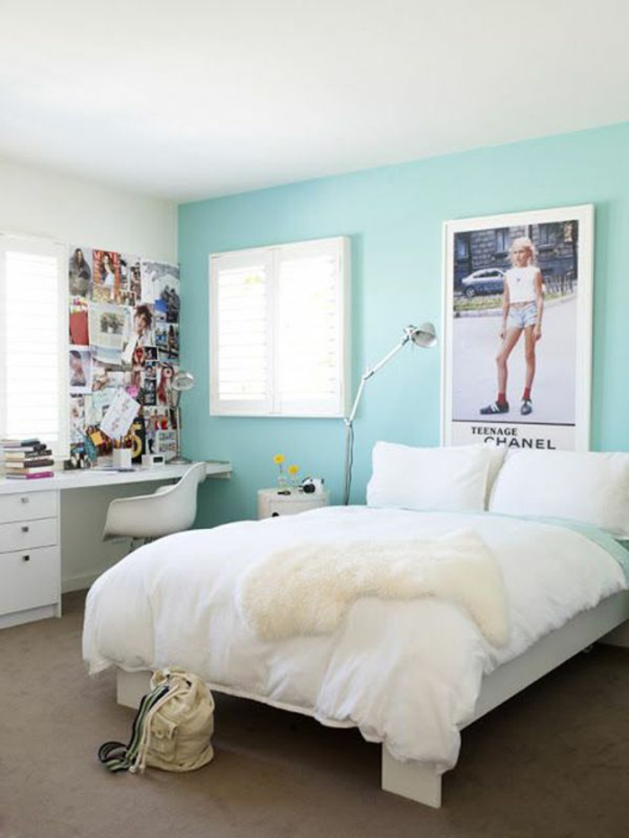 cool youth room girl ideas wall paint mint green