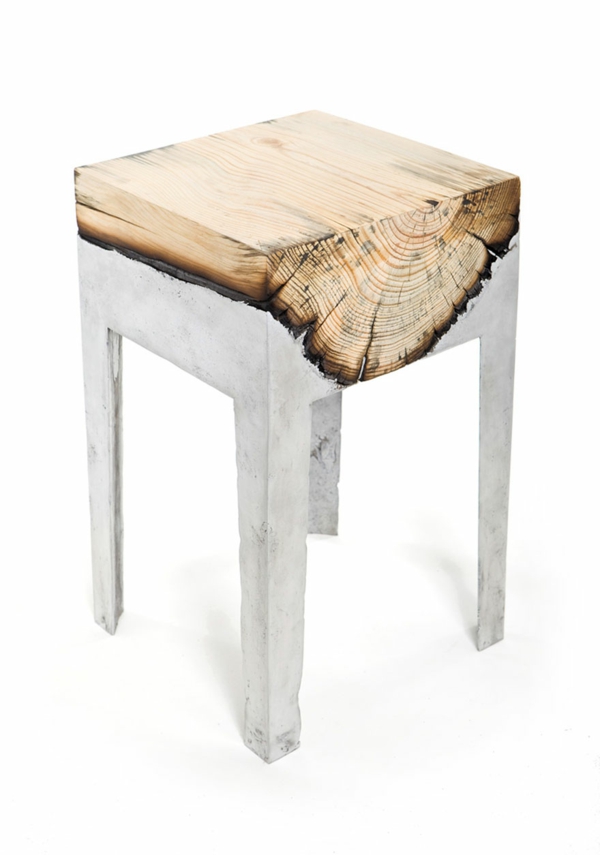 мека мебел от алуминиев дървен стол