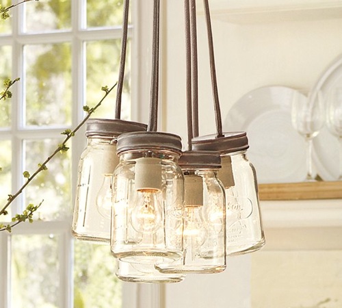 Cool Modern Mason Jar Lights Hanging Light Bulb