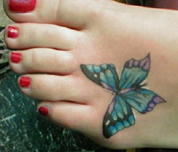 τατουάζ σχεδιάζει τα πόδια τατουάζ πεταλούδα μοτίβο