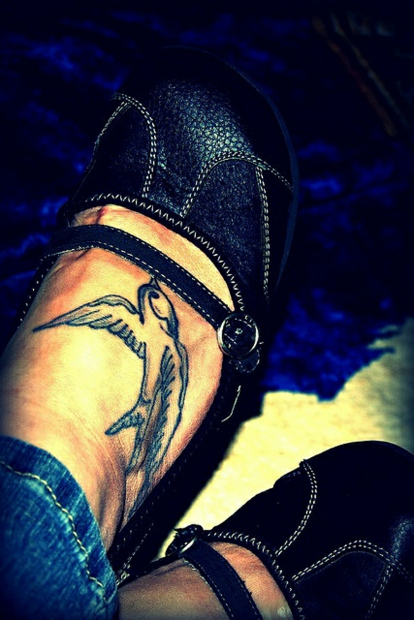 τατουάζ ιδέες πόδια τατουάζ σχέδια μοτίβο πουλιών