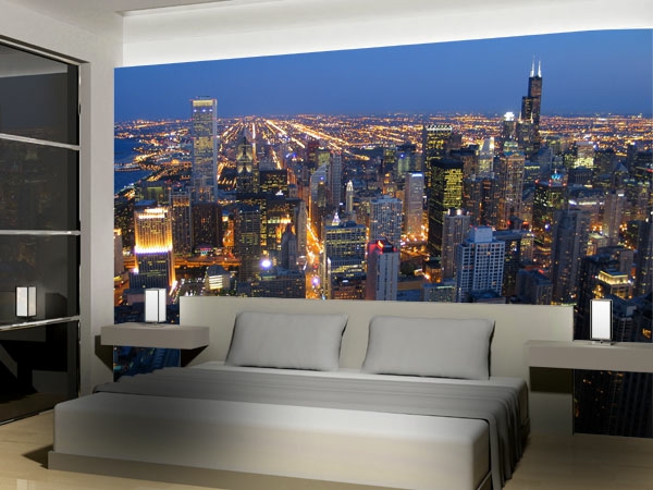 cool wall design chicago photo wallpaper