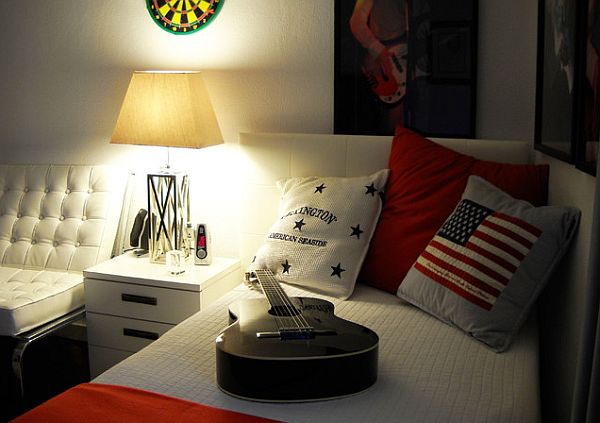 Cool μοντέρνο δωμάτιο έφηβος για αγόρια σχεδιασμό επιτραπέζιο φωτιστικό αγόρια
