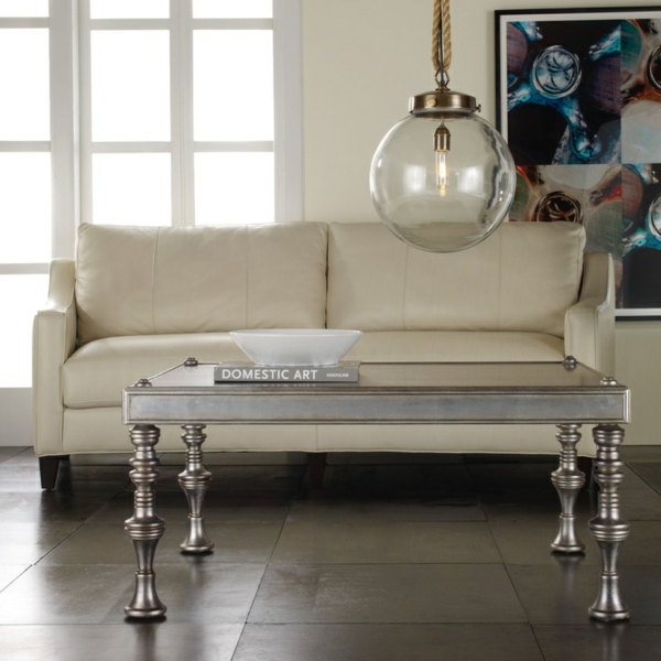Sofaborde Sofabord Sideborde i sølv klassisk design