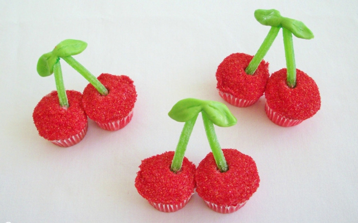 cupcake deco ιδέες κεράσια party διακόσμηση γενεθλίων muffins