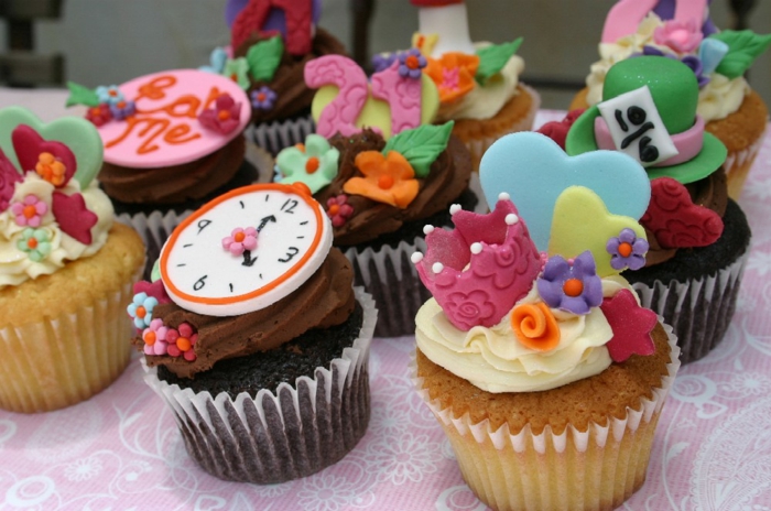 cupcake deco muffins ιδέες κόμμα γενεθλίων