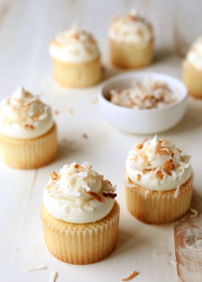 cupcakes bake muffin ideer kokosnøtt