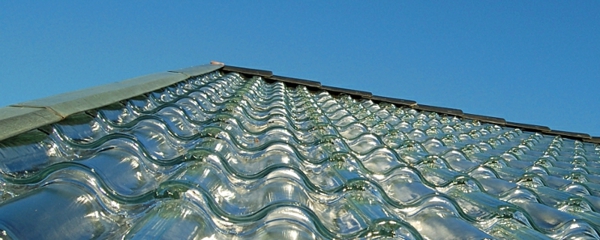 στέγη τούβλο διαφανή ηλιακή ενέργεια