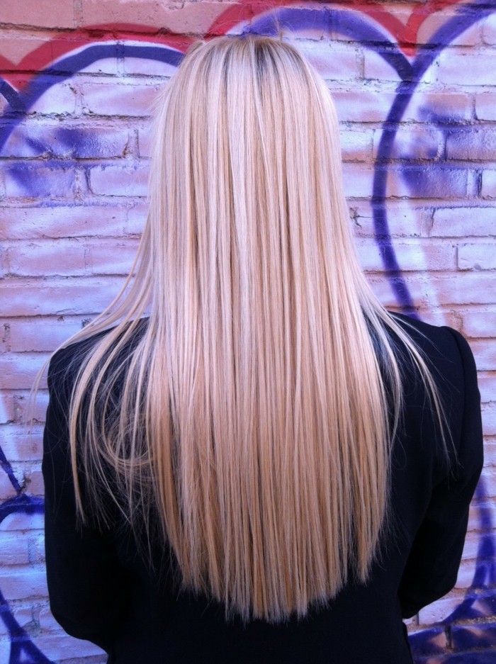 ladies hairstyles long hair blond groomed