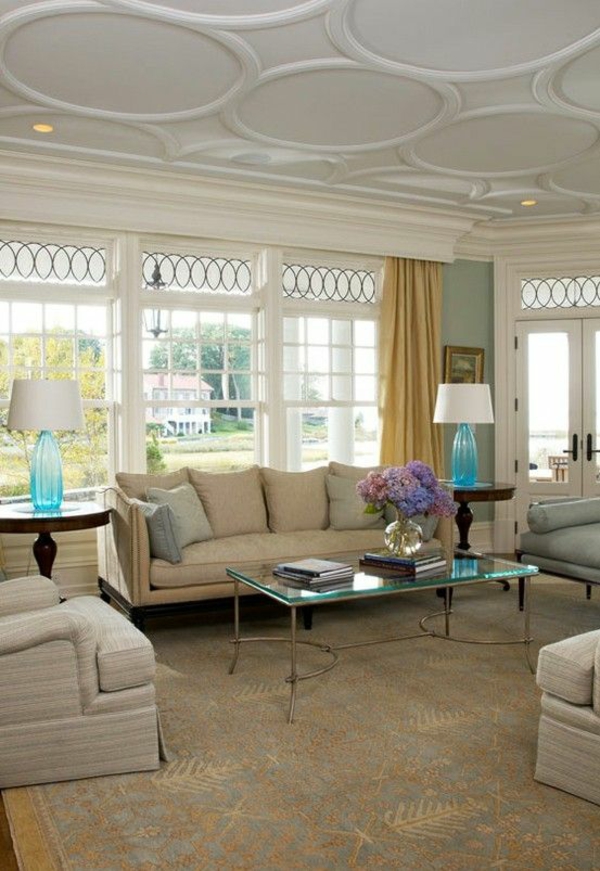 lubų dizainas apvalus stalas sofa kiliminė danga