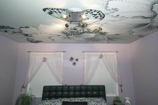 Diseño de la cubierta sofá de cuero de mariposas