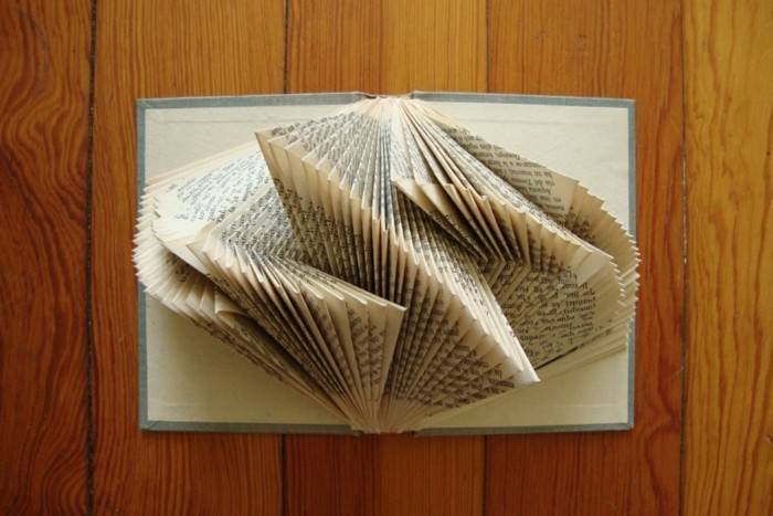 deco βιβλία origami deco ιδέες