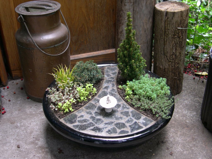 déco artisanat idées mini jardin élégant jardin design