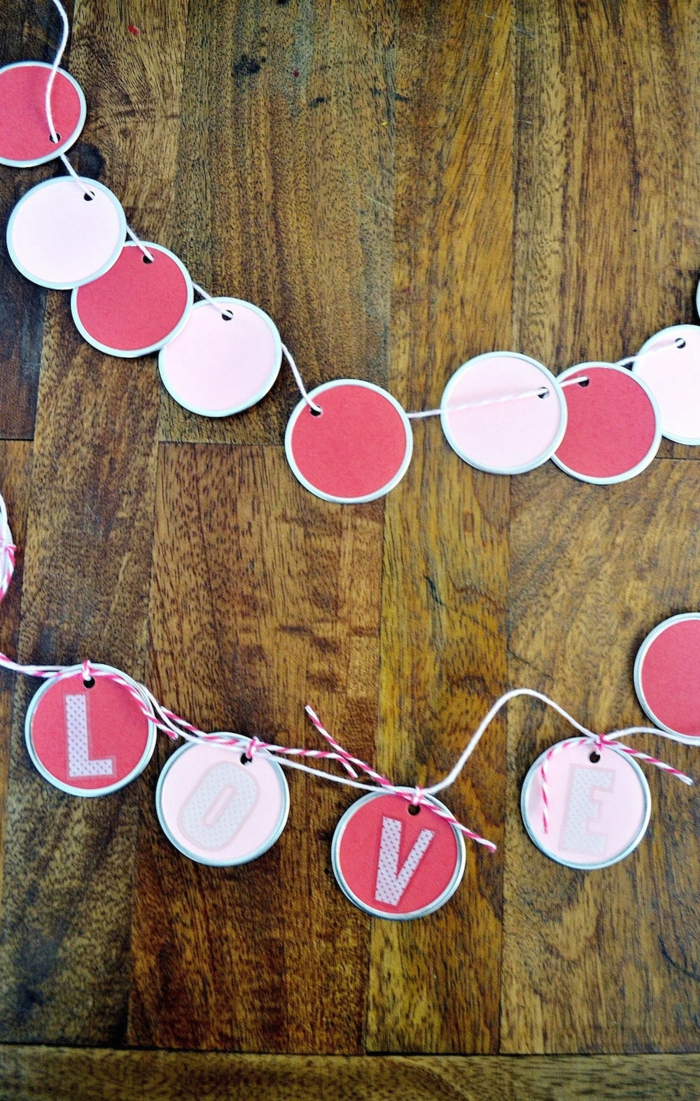 decorating ideas make yourself decorating garland valentines day