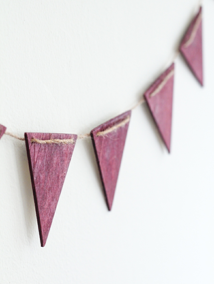 make your own ideas garland yourself make wood wall decoration