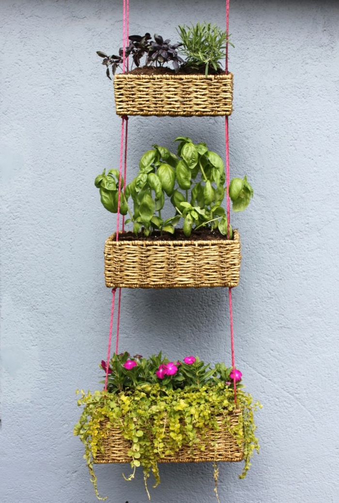 Idées de décoration Faire des plantes Paniers suspendus Fleurs