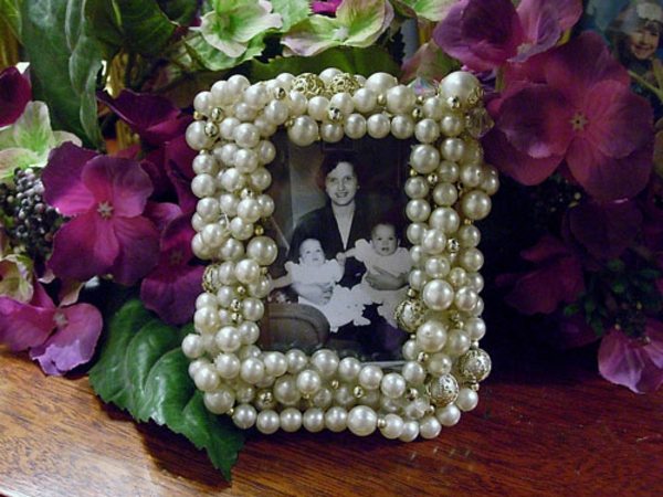 母亲节的花环照片的装饰想法