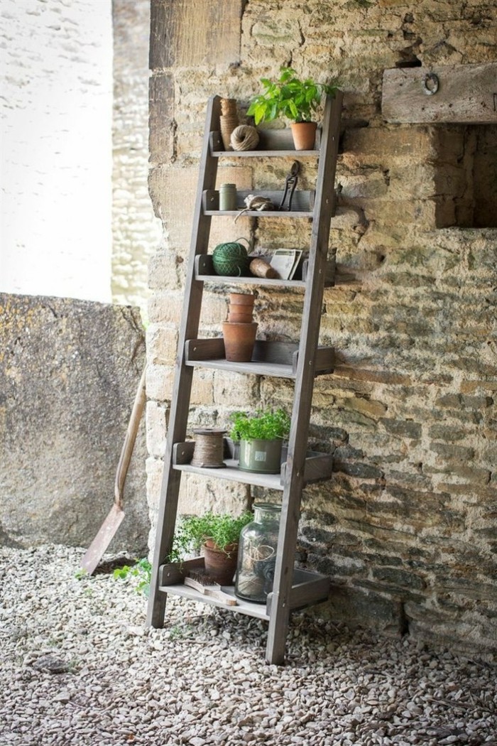Deco zelf maakt diy-ideeën van oude ladders