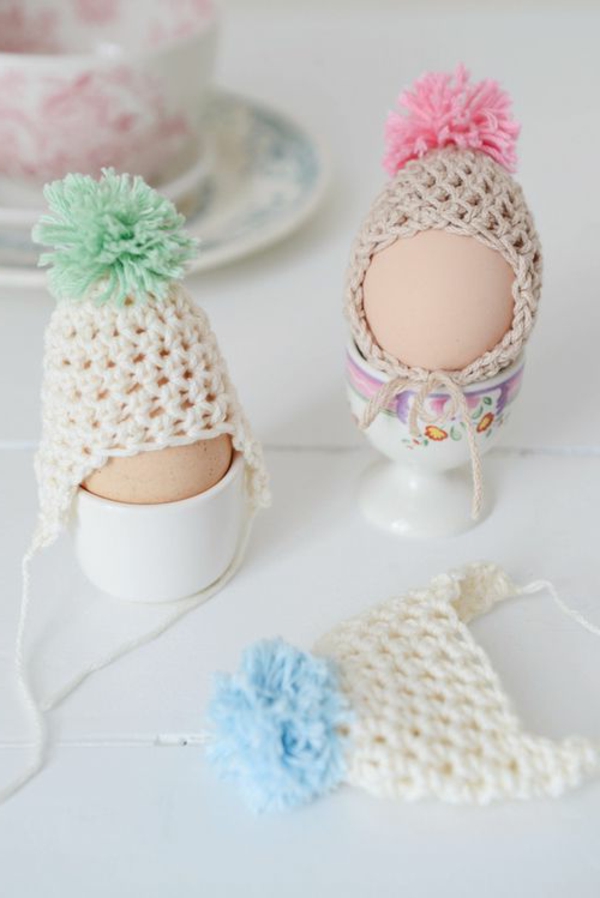 crochetul decodează ouăle de Paști de Paști decora decorul Paștilor