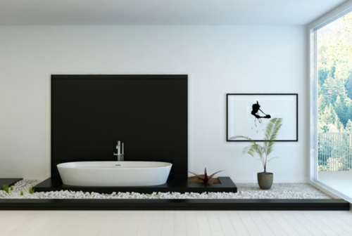 moderni musta valkoinen kylpyhuone deco elementtejä kunsthaus-artes.de