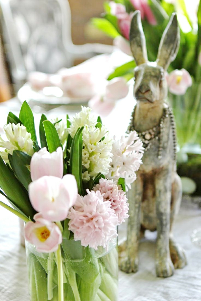装饰的想法春天的花朵复活节装饰理念表装饰
