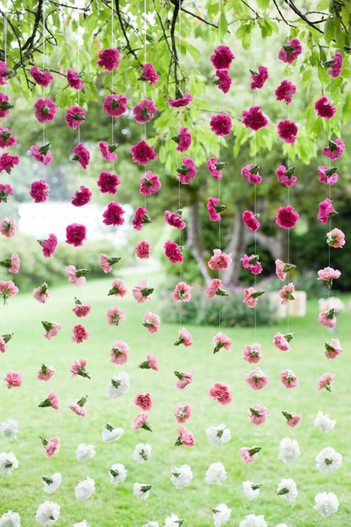 deco zahradní party květina elegantně stylový