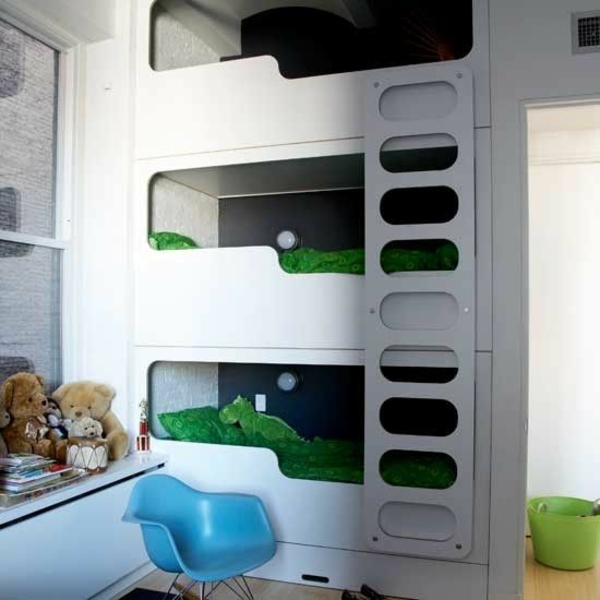 חדר ילד דקורטיבי יותר אנשים מיטת קומתיים
