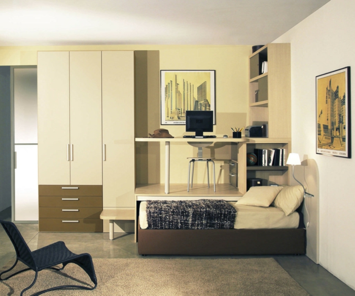 σχεδιασμός ντουλάπα ζουν ιδέες κρεβατοκάμαρα χώρο αποθήκευσης μικρούς χώρους