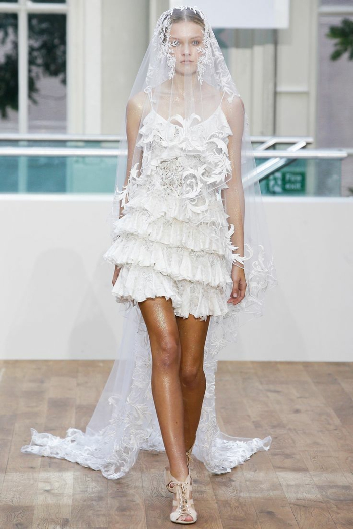 νυφικά νυφικά φόρεμα νυφικό haute couture 2015 julien macdonald