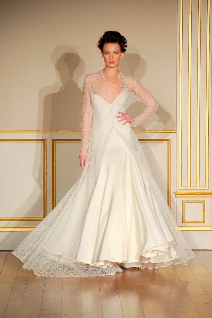 designer wedding dresses long 2015 ana quasoar
